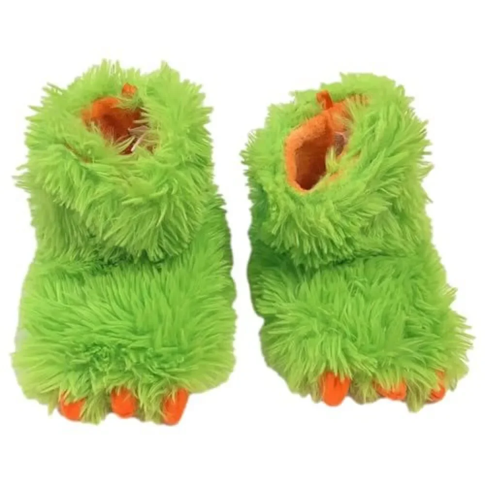 Wonder Nation Toddler Unisex Claw Foot Slippers - 5/6-11/12